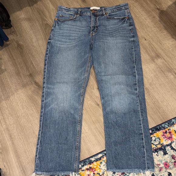 LOFT High Waist Straight Crop - Picture 1 of 2